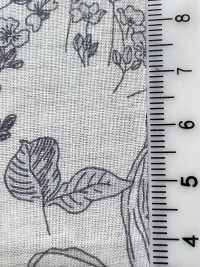 7027-615-1 60 Lawn 9088 Line Drawing Botanical[Textile / Fabric] HOKKOH Additional Images