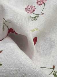 7027-616-2 60 Lawn 9088 Embroidered Cherries[Textile / Fabric] HOKKOH Additional Images