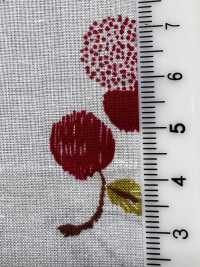 7027-616-2 60 Lawn 9088 Embroidered Cherries[Textile / Fabric] HOKKOH Additional Images
