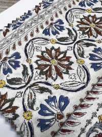 7027-618-3 60 Lawn 9088 Lemon Stripe[Textile / Fabric] HOKKOH Sub Photo