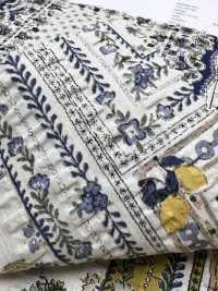 7027-620-5 60 Lawn Ripple Handkerchief Badge[Textile / Fabric] HOKKOH Sub Photo