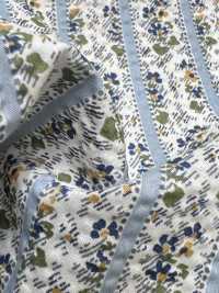 7027-625-1 60 Lawn Ripple Sarasa Stripe[Textile / Fabric] HOKKOH Sub Photo