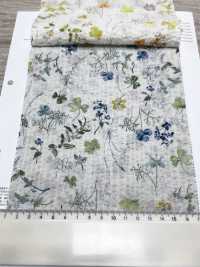 7027-630-2 80 Lawn Miracle Wave Botanical Print[Textile / Fabric] HOKKOH Additional Images