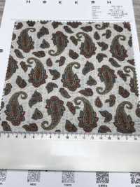 7027-630-3 80 Lawn Miracle Wave Paisley[Textile / Fabric] HOKKOH Sub Photo