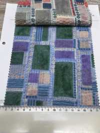 7027-630-4 80 Lawn Miracle Wave Watercolor Blocks[Textile / Fabric] HOKKOH Sub Photo