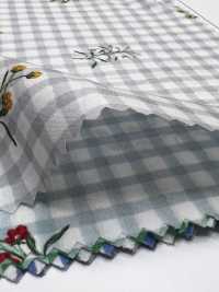 7027-640-3 80 Lawn Gingham + Flowers[Textile / Fabric] HOKKOH Sub Photo