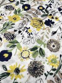 4027-660-4 60 Lawn Watercolor Flowers[Textile / Fabric] HOKKOH Sub Photo