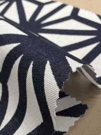 850609 Lawn Indigo Collection Hemp Leaf Pattern[Textile / Fabric] VANCET Sub Photo
