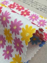 850614 Lawn Unbleached Cotton Little Pocket "mini Mini Flower"[Textile / Fabric] VANCET Sub Photo