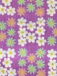 850614 Lawn Unbleached Cotton Little Pocket "mini Mini Flower"[Textile / Fabric] VANCET Sub Photo
