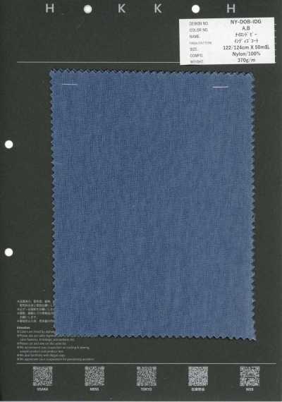 NY-DOB-IDG Nylon Dobby Indigo Coat
