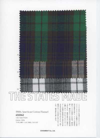 4SG042 1960s American Cotton Flannel