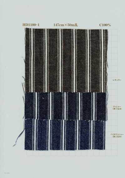 HD11000-1 Hickory Stripe Denim 9 Oz