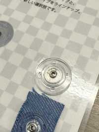 KSP-100 Feather Snap Acrylic Type, CLEAR Color[Snap Button] Koutoku Button Sub Photo