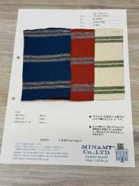 W-49835 Emotion Horizontal Stripe[Textile / Fabric] Minami Additional Images