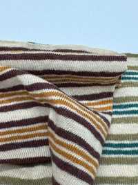 W-49681 Old Paper Horizontal Stripe[Textile / Fabric] Minami Additional Images