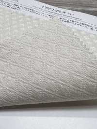 KKF1330-W-1 Puckered Jacquard[Textile / Fabric] Uni Textile (Komon Kobo) Additional Images