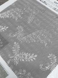 KKF8583-W-1 Seersucker Jacquard[Textile / Fabric] Uni Textile (Komon Kobo) Additional Images