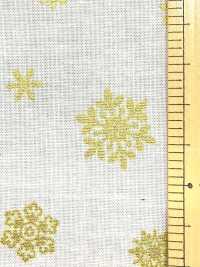 AP65802 Merry Christmas GOLD Print Loomstate (Roll)[Textile / Fabric] COSMO TEXTILE Additional Images