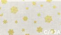 AP65802 Merry Christmas GOLD Print Loomstate (Roll)[Textile / Fabric] COSMO TEXTILE Additional Images