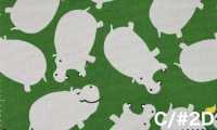 SP6513 Gyu Gyu Animal Print Oxford (Roll)[Textile / Fabric] COSMO TEXTILE Additional Images