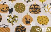 SP6515 HAPPY HALLOWEEN Print Loomstate (Roll)[Textile / Fabric] COSMO TEXTILE Additional Images