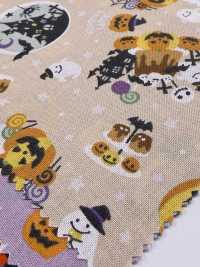 SP6515 HAPPY HALLOWEEN Print Loomstate (Roll)[Textile / Fabric] COSMO TEXTILE Additional Images