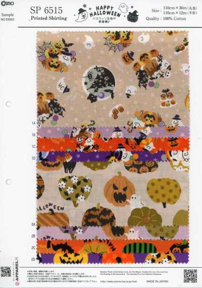 SP6515 HAPPY HALLOWEEN Printed Sheeting (Roll)