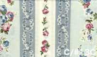 RU2530 RURU BOUQUET Rose Wreath Print Loomstate (Roll)[Textile / Fabric] COSMO TEXTILE Additional Images