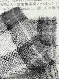 76372 2/48 Wool Gauze Monotone Check[Textile / Fabric] SUNWELL Additional Images