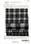 76372 2/48 Wool Gauze Monotone Check