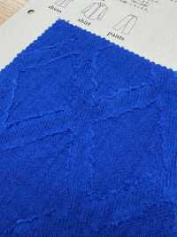 BF3615 Cotton-Linen Yarn-Dyed Cut Jacquard (Diamond)[Textile / Fabric] KOYAMA Additional Images