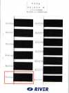 RA-2005 Acrylic Black Series Twill Woven Tubular Tape