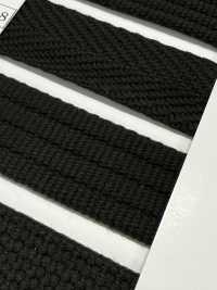 RA-2009 Acrylic Black Series Flat Cord Weave Tape[Ribbons, Tapes, And Cords] RIVER Additional Images