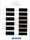 RA-2009 Acrylic Black Series Flat Cord Weave Tape