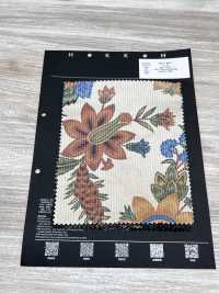 5024-1380-1 8W Corduroy Wide Width Botanical[Textile / Fabric] HOKKOH Additional Images