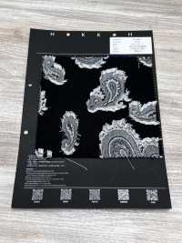 5-1410-1 Cut Jacquard Paisley[Textile / Fabric] HOKKOH Additional Images