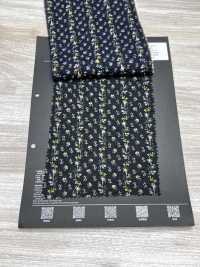 5026-1375-1 80 Lawn Miracle Wave Small Flower Stripe[Textile / Fabric] HOKKOH Additional Images