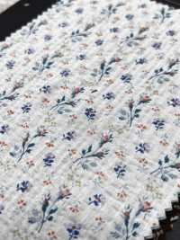 5026-1375-1 80 Lawn Miracle Wave Small Flower Stripe[Textile / Fabric] HOKKOH Additional Images