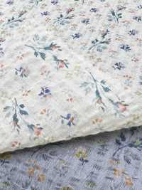 5026-1375-1 80 Lawn Miracle Wave Small Flower Stripe[Textile / Fabric] HOKKOH Additional Images