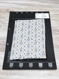 5026-1375-1 80 Lawn Miracle Wave Small Flower Stripe[Textile / Fabric] HOKKOH Additional Images