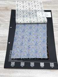 5026-1375-1 80 Lawn Miracle Wave Small Flower Stripe[Textile / Fabric] HOKKOH Additional Images