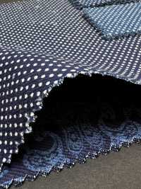 5-WABASH-DRL Indigo Discharge Print Polka Dot/Bandana/Spotted Check/Flying Diamond[Textile / Fabric] HOKKOH Additional Images