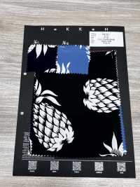 305-331-1 Fujiette Pineapple Discharge Print[Textile / Fabric] HOKKOH Additional Images