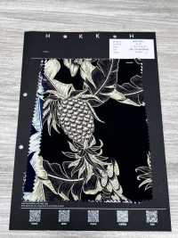 5026-350-1 Vintage Filament Rayon Pine Leaf[Textile / Fabric] HOKKOH Additional Images