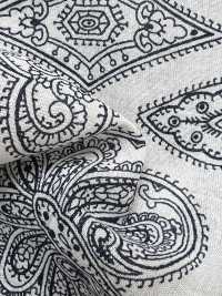 5026-1330-1 Bandana Cloth Off Discharge Print Trump Paisley[Textile / Fabric] HOKKOH Additional Images