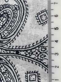 5026-1330-1 Bandana Cloth Off Discharge Print Trump Paisley[Textile / Fabric] HOKKOH Additional Images