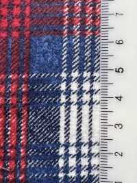 5026-1325-1 20s Flannel Fuzzy Printed Check[Textile / Fabric] HOKKOH Additional Images