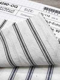 SB94290-OG Panama Stripe & Check[Textile / Fabric] SHIBAYA Additional Images
