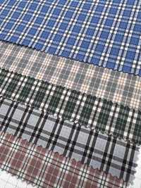SB6051 Organic Mini Check Broadcloth Wash Finish[Textile / Fabric] SHIBAYA Additional Images